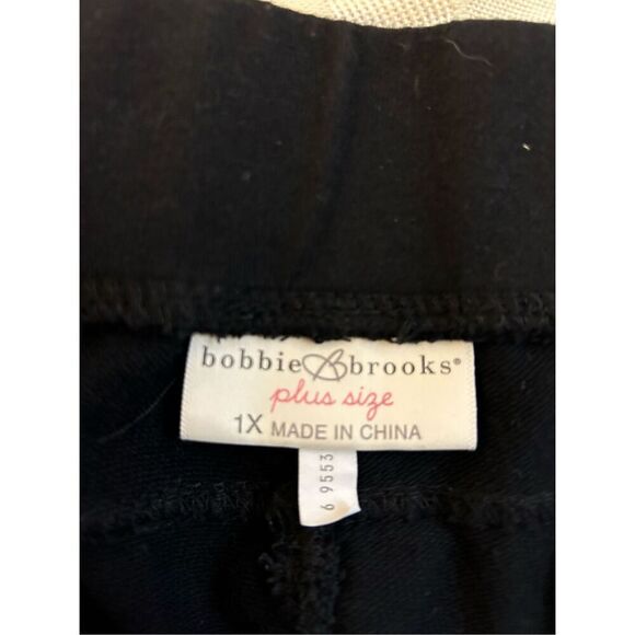 Bobbie Brooks 1x black leggings pants nwot rn#67227 - Picture 4 of 7
